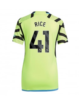 Billige Arsenal Declan Rice #41 Bortedrakt Dame 2023-24 Kortermet